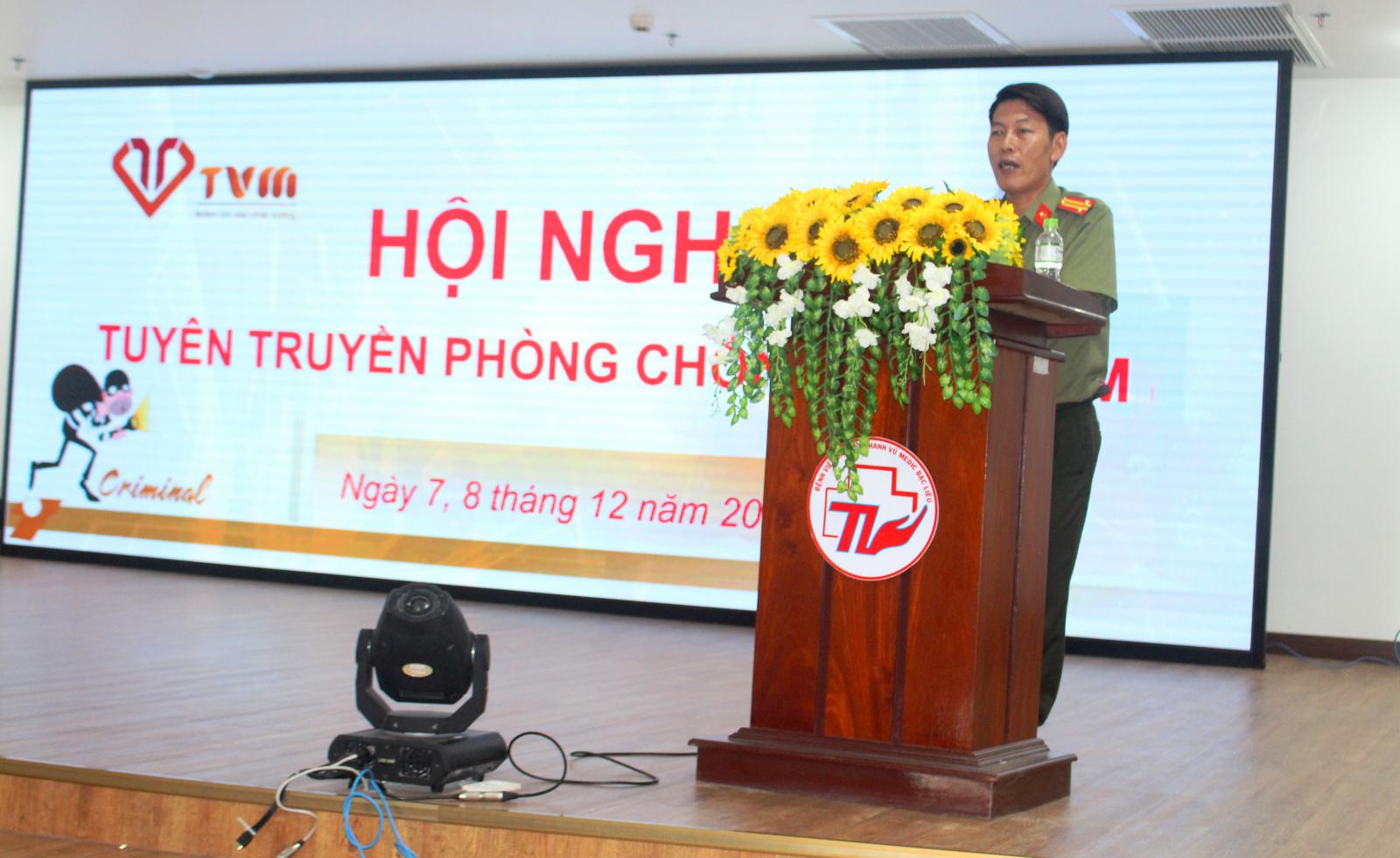 Tập huấn nghiệp vụ phòng chống tội phạm cho nhân viên bệnh viện