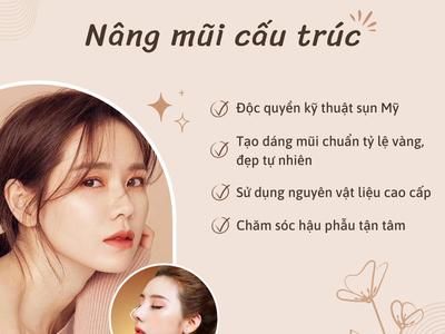 Nâng mũi cấu trúc tại Thanh Vũ Medic: dáng mũi thanh thoát, đẹp tự nhiên như ý nguyện