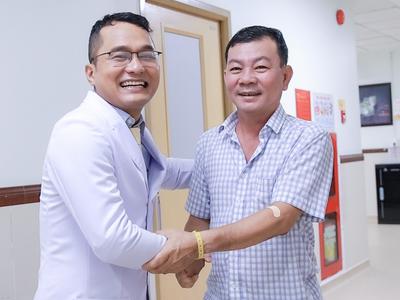 Nam bệnh nhân bị đột quỵ khi đang làm việc nhà