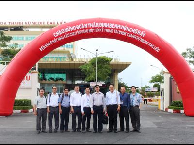Bệnh viện Chợ Rẫy thẩm định nhu cầu chuyển giao các gói kỹ thuật cao cho bệnh viện Thanh Vũ