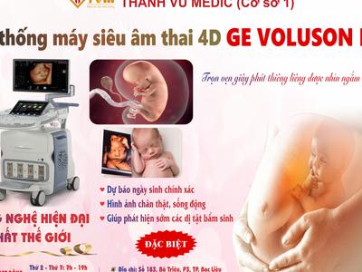 Trải nghiệm siêu âm thai 4D bằng máy GE Voluson E10 công nghệ hiện đại nhất thế giới tại BVĐK Thanh Vũ Medic