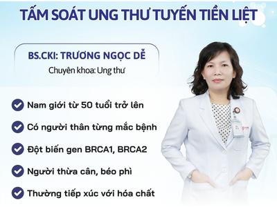 Tầm soát ung thư tuyến tiền liệt