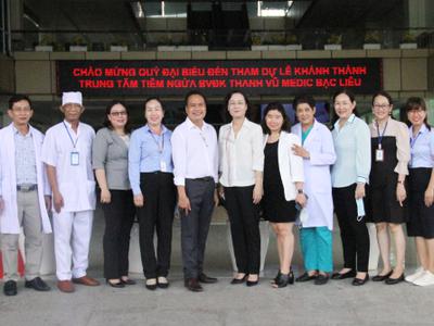 Lãnh đạo tỉnh đến thăm, tặng quà Quốc tế Thiếu nhi 1/6 cho các bé đang nằm viện điều trị tại BVĐK Thanh Vũ Medic Bạc Liêu